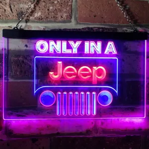 Jeep Only in A Jeep 1 Neon-Like LED Sign