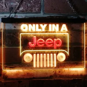 Jeep Only in A Jeep 1 Neon-Like LED Sign