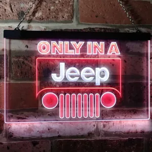 Jeep Only in A Jeep 1 Neon-Like LED Sign