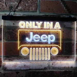 Jeep Only in A Jeep 1 Neon-Like LED Sign