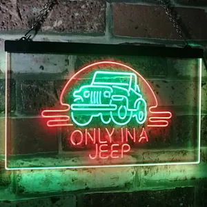 Jeep Only in A Jeep 2 Neon-Like LED Sign