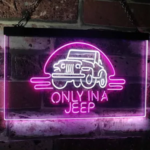 Jeep Only in A Jeep 2 Neon-Like LED Sign