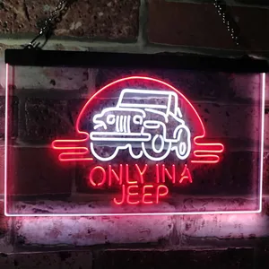 Jeep Only in A Jeep 2 Neon-Like LED Sign