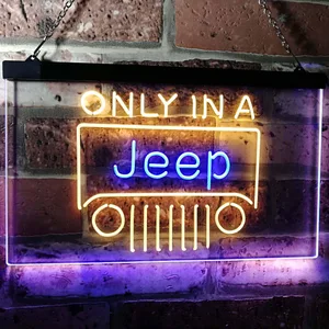 Jeep Only in A Jeep 3 Neon-Like LED Sign
