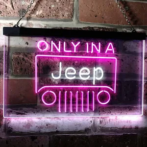 Jeep Only in A Jeep 3 Neon-Like LED Sign