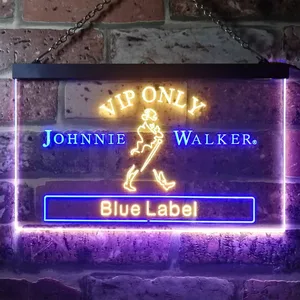 Johnnie Walker Blue Label VIP Only Neon-Like LED Sign