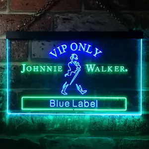 Johnnie Walker Blue Label VIP Only Neon-Like LED Sign