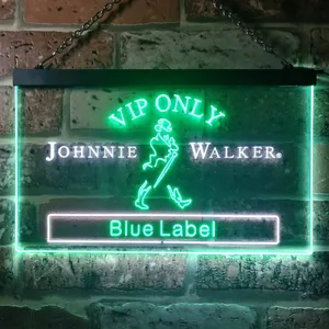 Johnnie Walker Blue Label VIP Only Neon-Like LED Sign