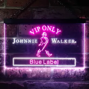 Johnnie Walker Blue Label VIP Only Neon-Like LED Sign