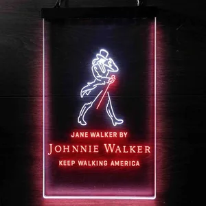 Johnnie Walker Jane Walker - Keep Walking America Neon-Like LED Sign