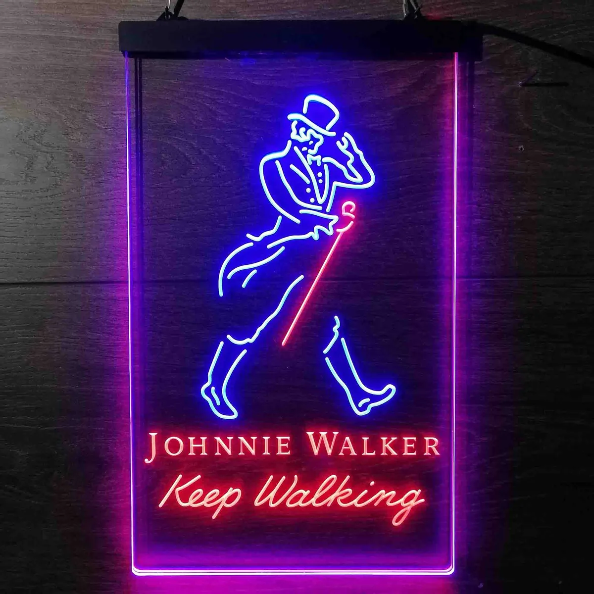 Johnnie Walker Keep Walking Neon-Like LED Sign