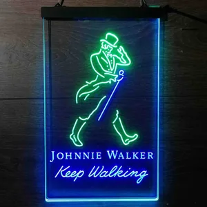 Johnnie Walker Keep Walking Neon-Like LED Sign