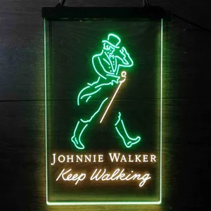 Johnnie Walker Keep Walking Neon-Like LED Sign