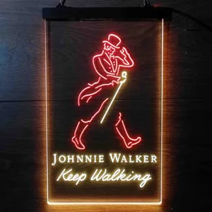 Johnnie Walker Keep Walking Neon-Like LED Sign