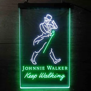 Johnnie Walker Keep Walking Neon-Like LED Sign