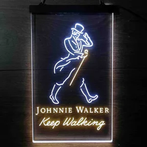 Johnnie Walker Keep Walking Neon-Like LED Sign