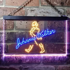 Johnnie Walker Logo 1 Neon-Like LED Sign