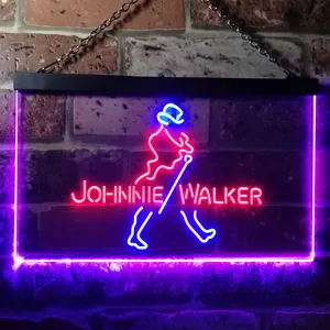 Johnnie Walker Logo 2 Neon-Like LED Sign