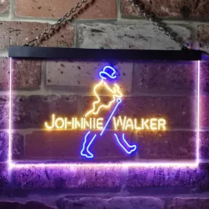Johnnie Walker Logo 2 Neon-Like LED Sign