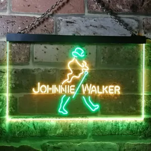 Johnnie Walker Logo 2 Neon-Like LED Sign