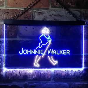 Johnnie Walker Logo 2 Neon-Like LED Sign