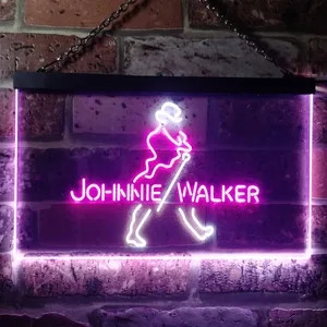 Johnnie Walker Logo 2 Neon-Like LED Sign