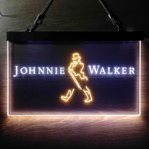 Johnnie Walker Logo Capital Neon-Like LED Sign
