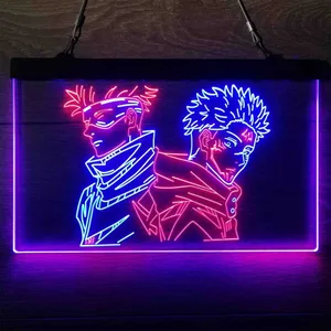 Jujutsu Kaisen Satoru and Jujutsu Neon-Like LED Sign