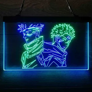 Jujutsu Kaisen Satoru and Jujutsu Neon-Like LED Sign