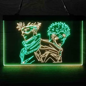 Jujutsu Kaisen Satoru and Jujutsu Neon-Like LED Sign