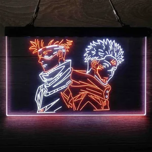 Jujutsu Kaisen Satoru and Jujutsu Neon-Like LED Sign