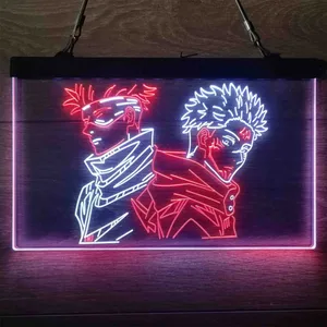 Jujutsu Kaisen Satoru and Jujutsu Neon-Like LED Sign