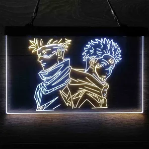 Jujutsu Kaisen Satoru and Jujutsu Neon-Like LED Sign