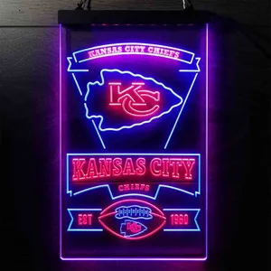 Kansas City Chiefs EST 1960 Neon-Like LED Sign