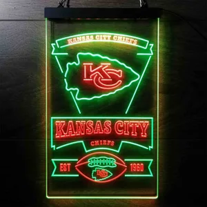 Kansas City Chiefs EST 1960 Neon-Like LED Sign
