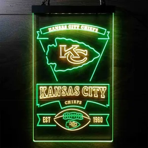 Kansas City Chiefs EST 1960 Neon-Like LED Sign