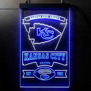 Kansas City Chiefs EST 1960 Neon-Like LED Sign