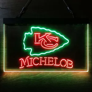 Kansas City Chiefs Michelob Neon-Like LED Sign