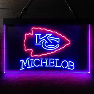 Kansas City Chiefs Michelob Neon-Like LED Sign