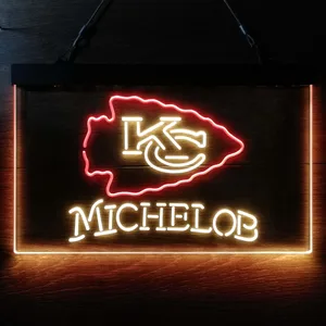 Kansas City Chiefs Michelob Neon-Like LED Sign