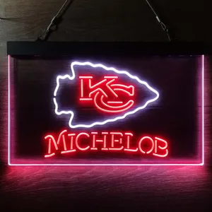 Kansas City Chiefs Michelob Neon-Like LED Sign