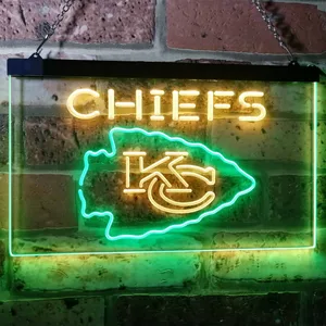 Kansas City Chiefs Neon-Like LED Sign