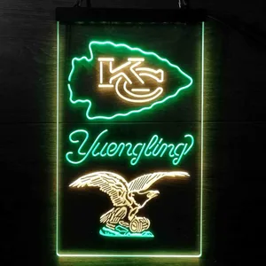 Kansas City Chiefs Yuengling Neon-Like LED Sign