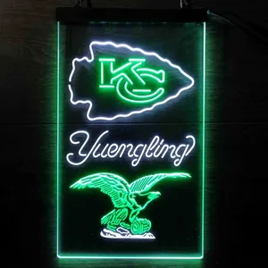 Kansas City Chiefs Yuengling Neon-Like LED Sign