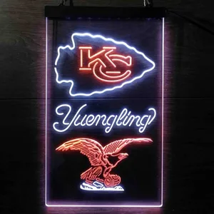 Kansas City Chiefs Yuengling Neon-Like LED Sign