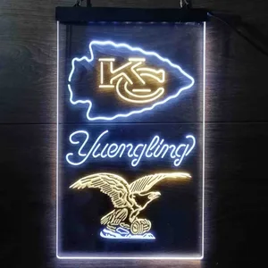 Kansas City Chiefs Yuengling Neon-Like LED Sign