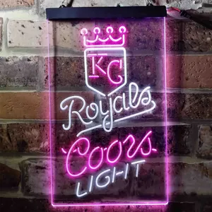 Kansas City Royals Coors Light Neon-Like LED Sign
