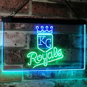 Kansas City Royals  Logo 1 Neon-Like LED Sign