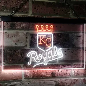 Kansas City Royals  Logo 1 Neon-Like LED Sign