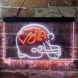 Kansas State Wildcats Helmet  Neon-Like LED Sign